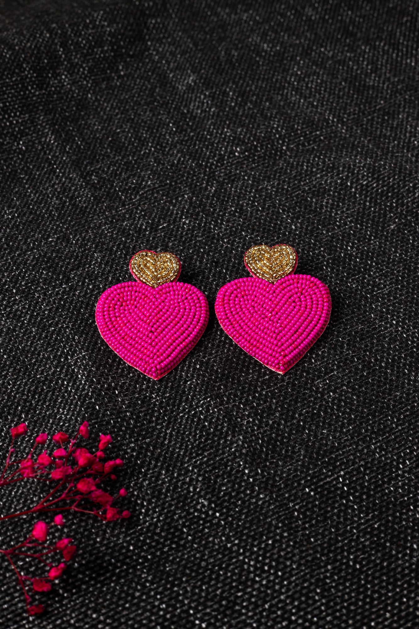 PINK LOVE EARRING
