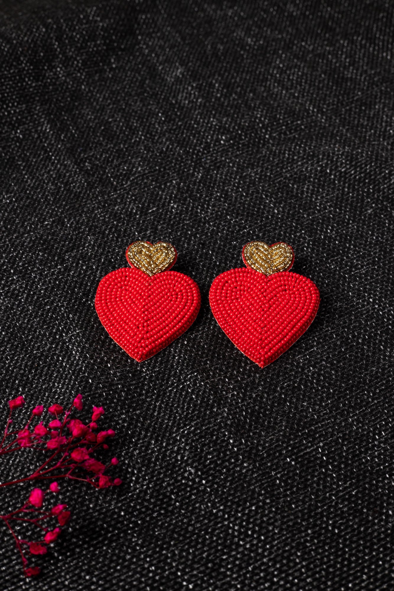 RED LOVE EARRING