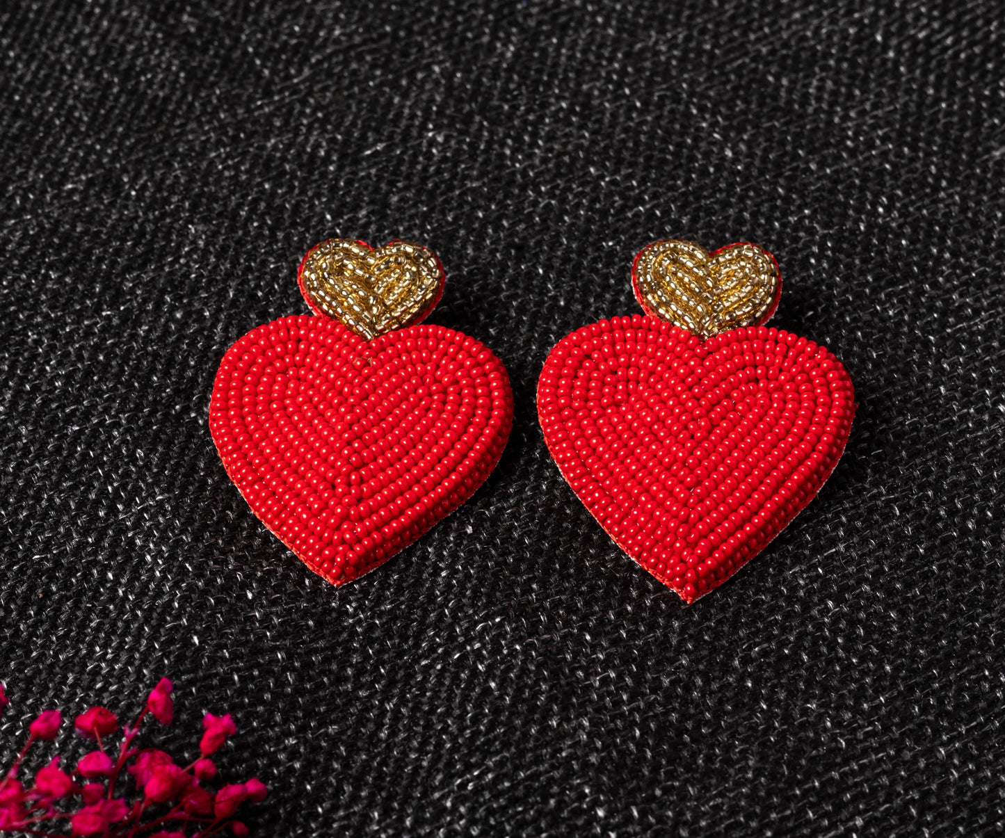 RED LOVE EARRING