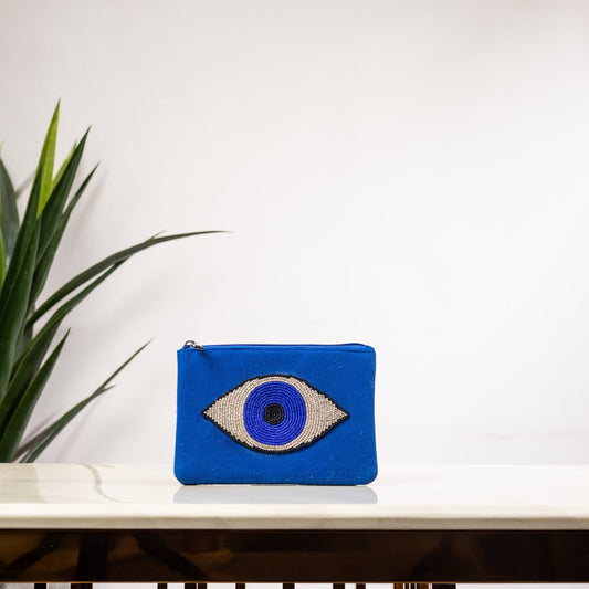 BLUE EYE FLAT BAG POUCH