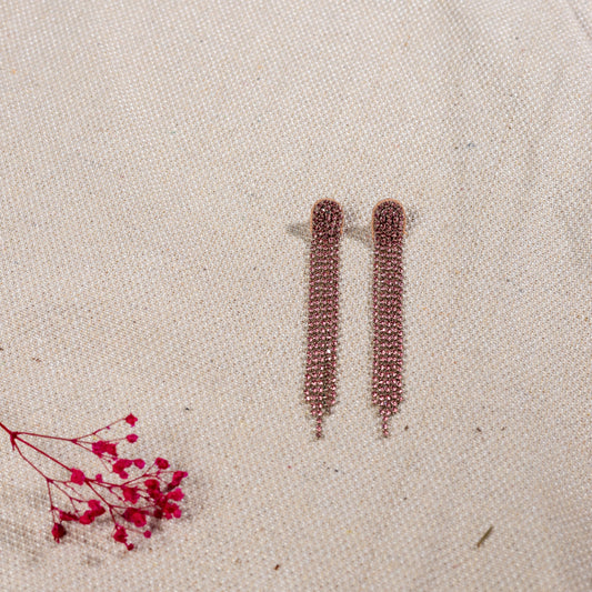 BLUSH CHAIN SWING EARRING