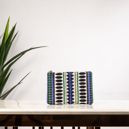 MIDNIGHT AZURE FLAT BAG POUCH
