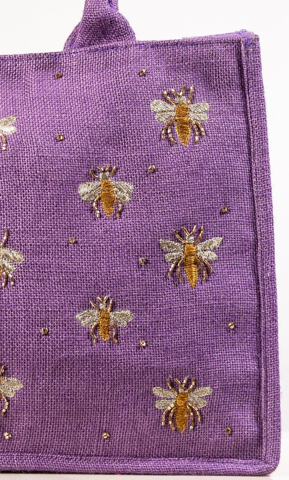 PURPLE BUZZING TOTE BAG