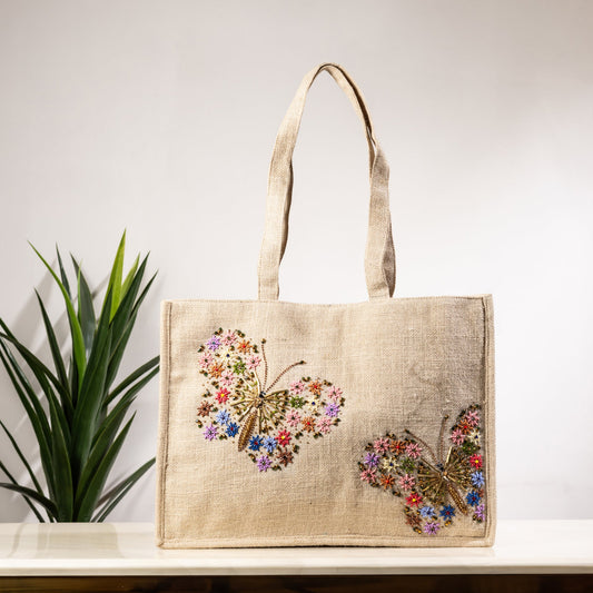 BUTTERFLY FLUTTER TOTE BAG