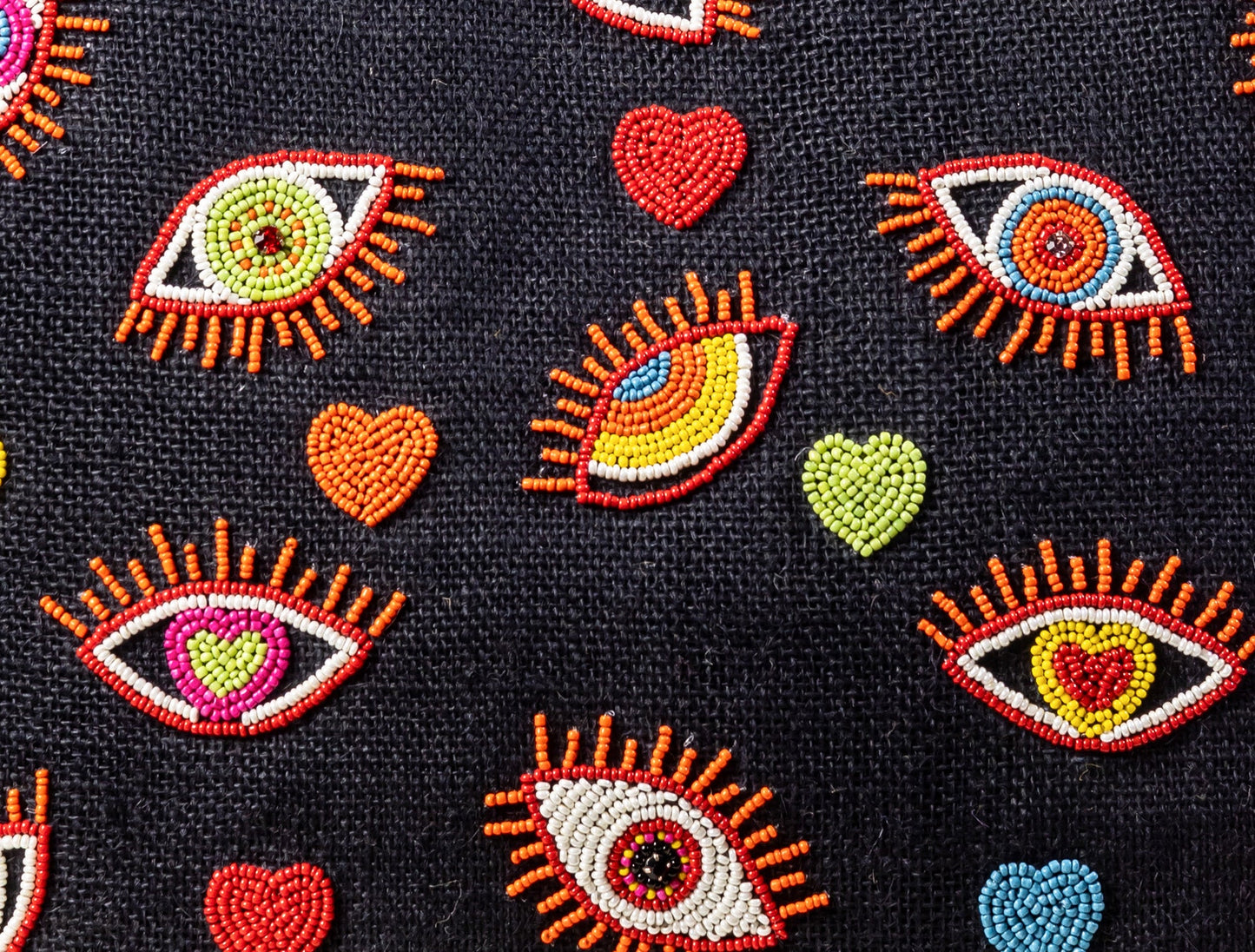 BLACK EYE OF LOVE TOTE BAG