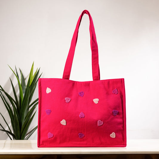 PRETTY IN PINK TOTE BAG