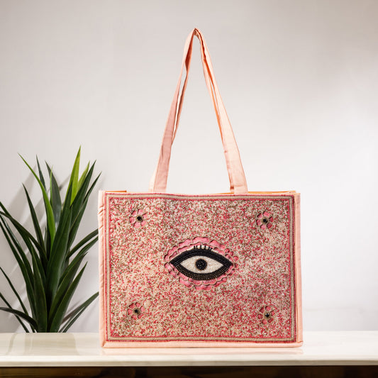 BLUSHING GUARDIAN TOTE BAG