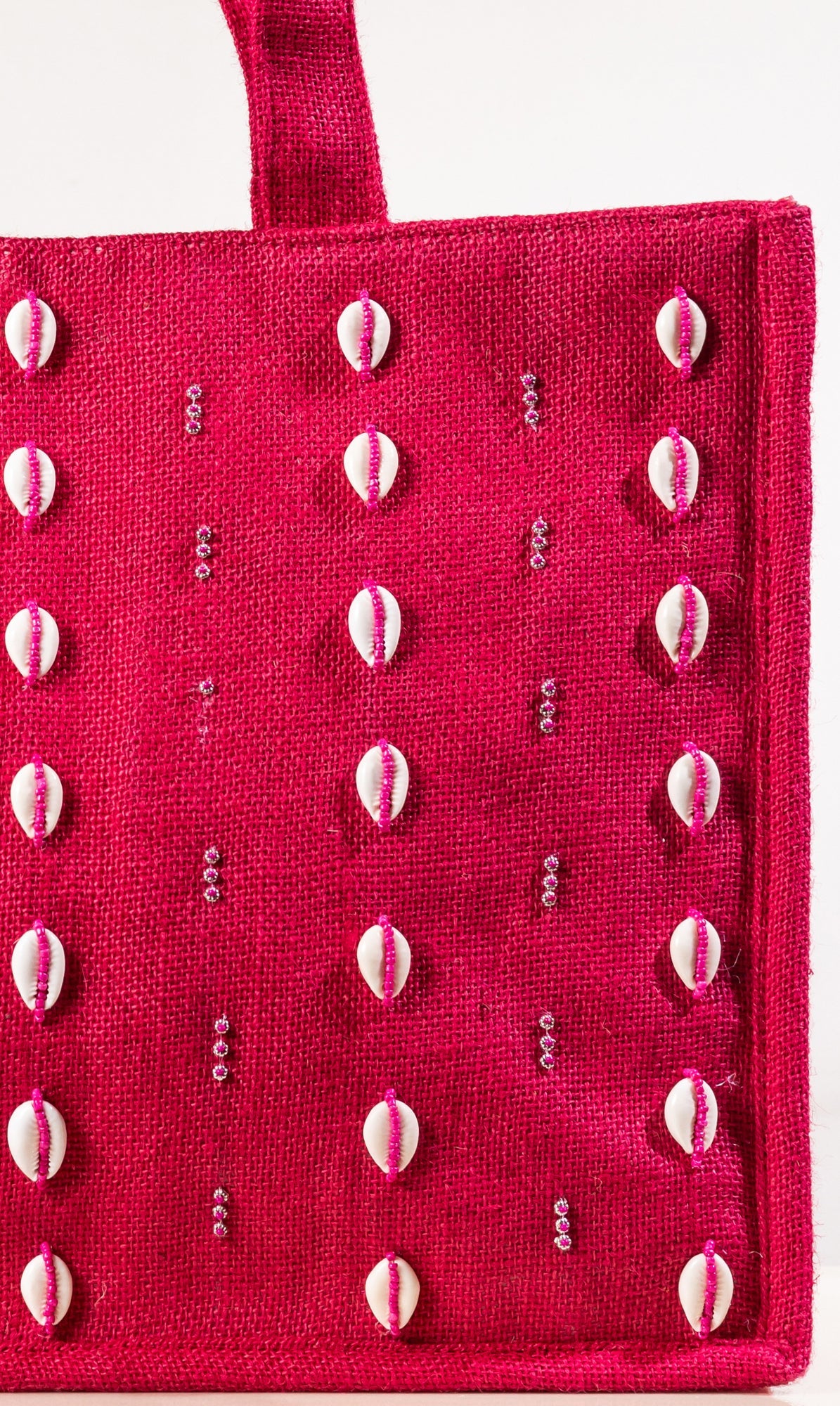 BOHEMIAN PINK SHORELINE TOTE BAG