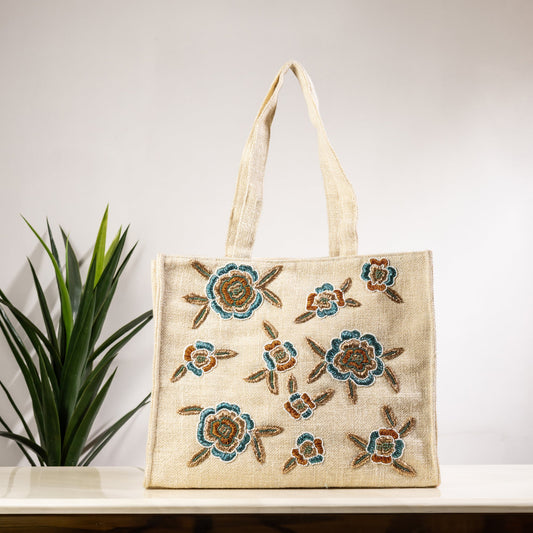 IVORY BLOSSOM BLISS TOTE BAG