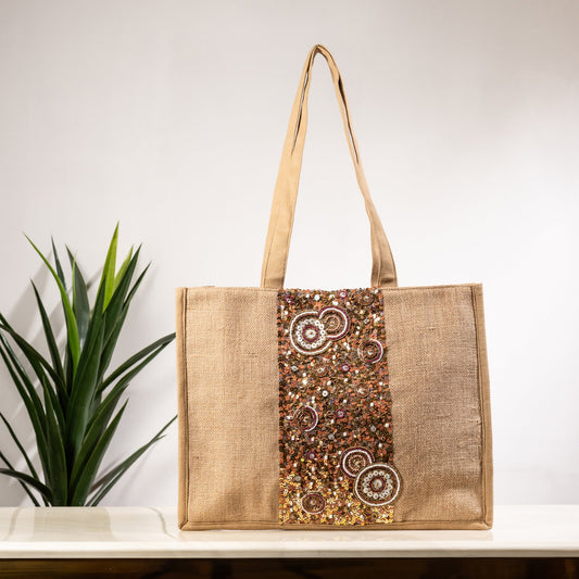 BRONZE ELEGANCE TOTE BAG