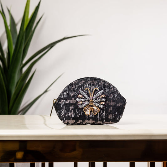 BLACK FLY COIN POUCH