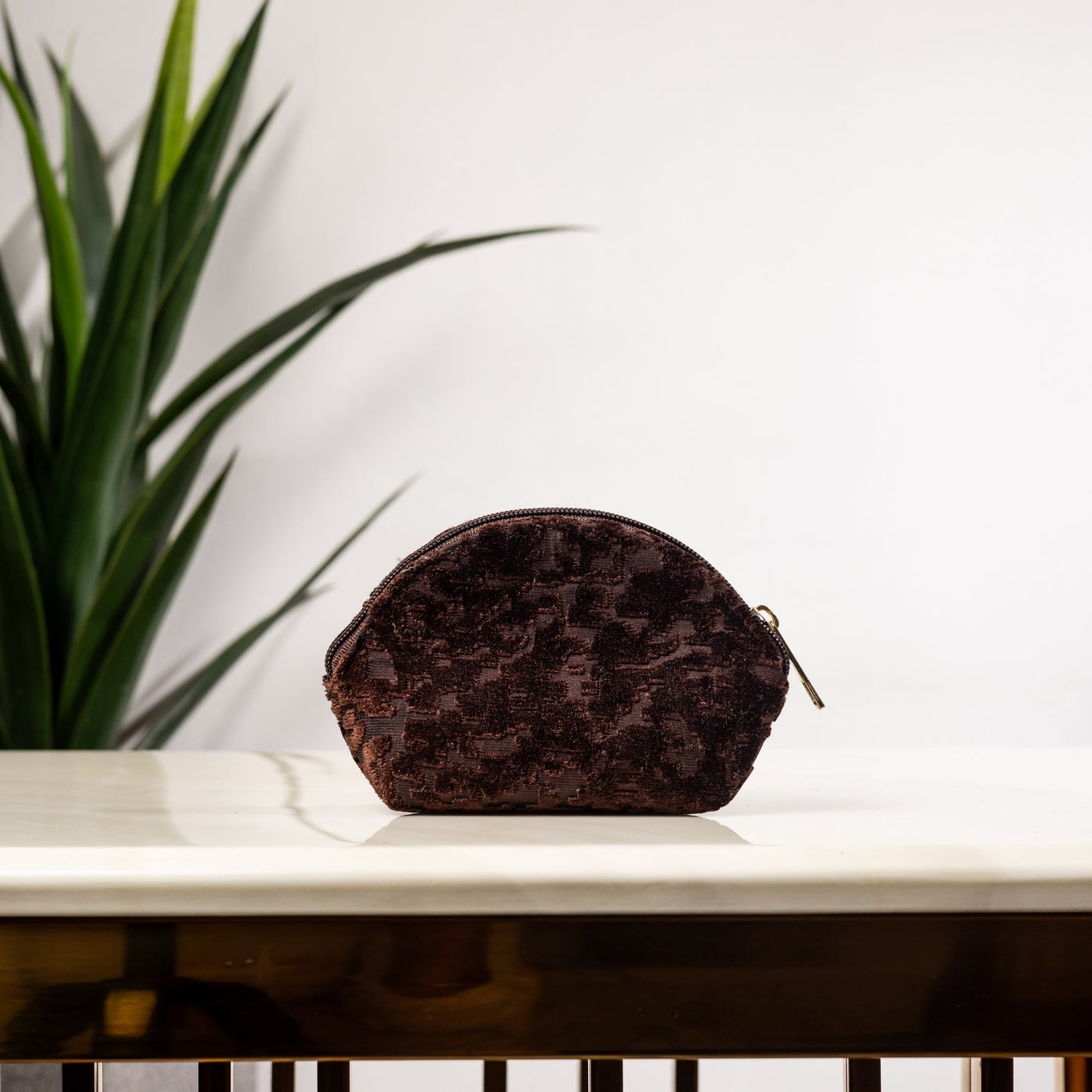 BROWN BIRD COIN POUCH