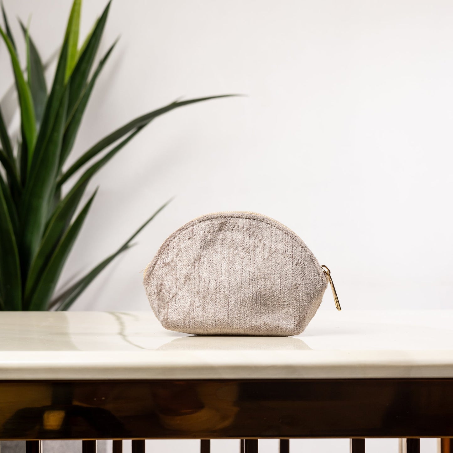 GREY LOVE EVIL EYE COIN POUCH