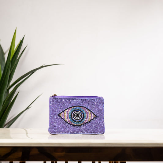 PURPLE EYE FLAT BAG POUCH