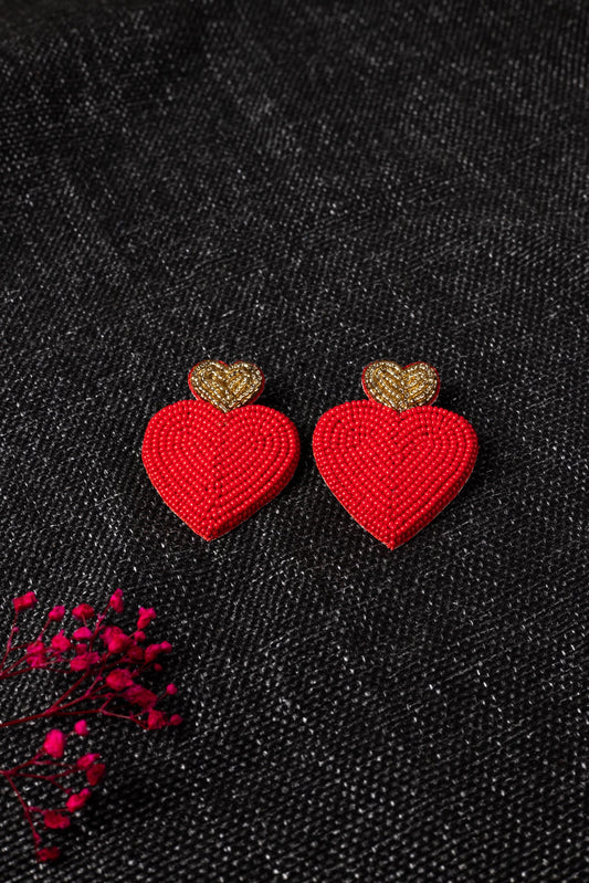 RED LOVE EARRING