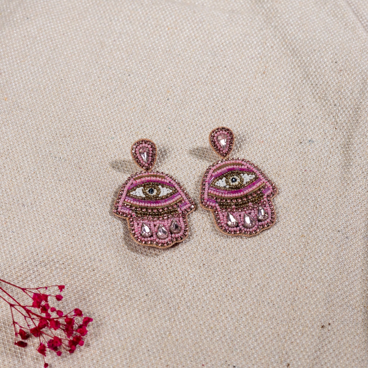 ROSE PROTECTION EARRING