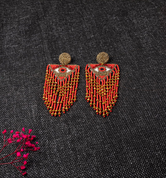 SCARLET NAZAR EARRING