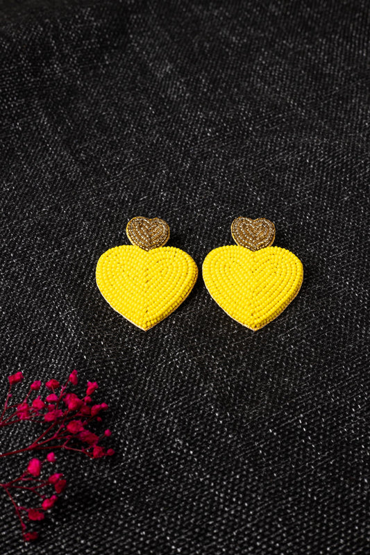 YELLOW LOVE EARRING